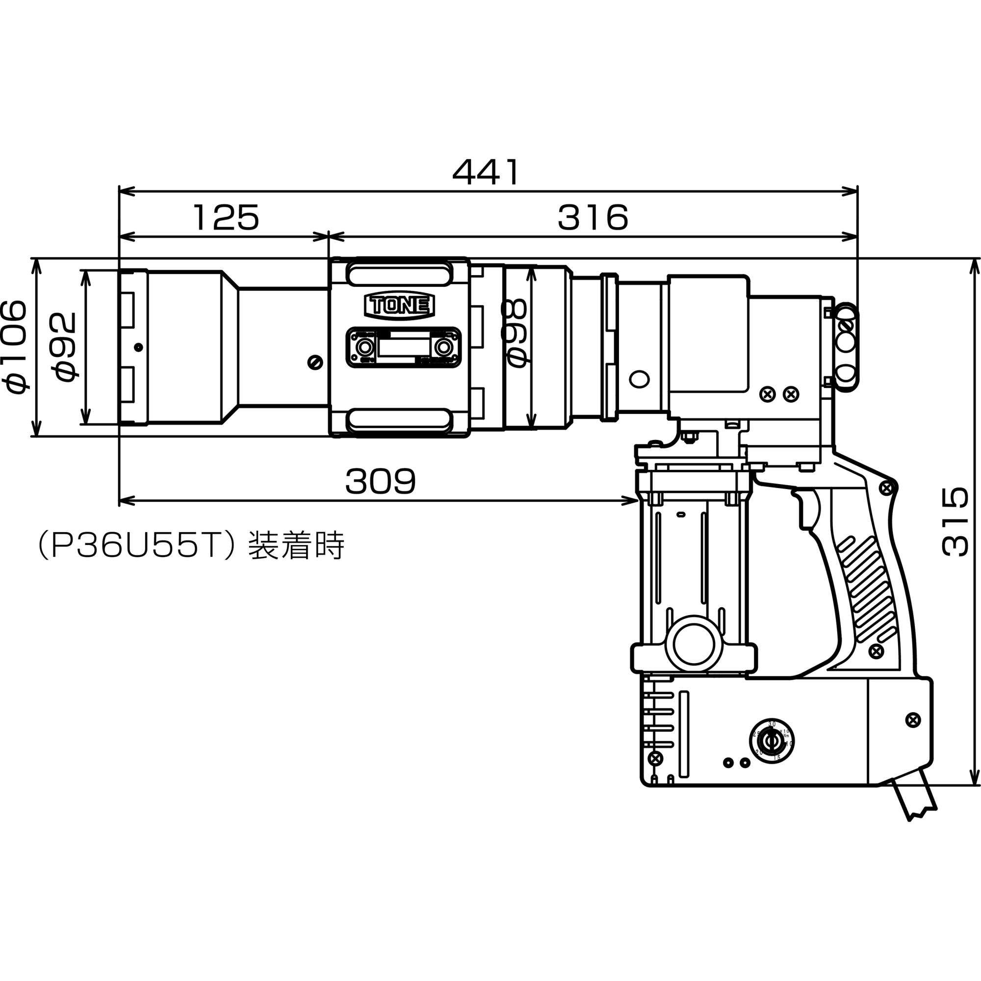 TONE前田 数码扭矩RWD8