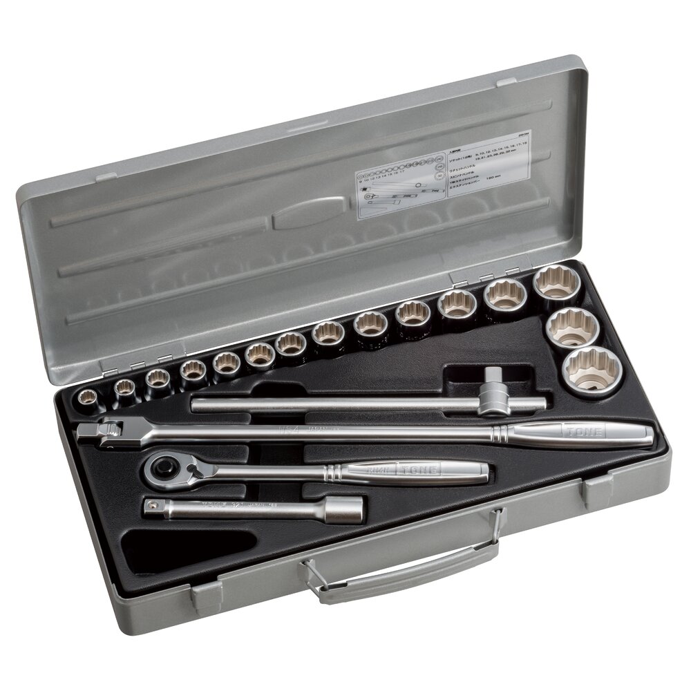 TONE前田 套筒扳手套装260M