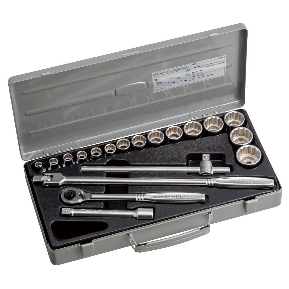 TONE前田 套筒扳手套装260MISO