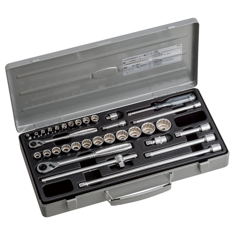 TONE前田 混合套筒扳手套装230MX