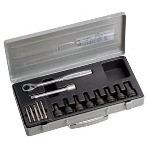 TONE前田 六角套筒扳手套装AH4133