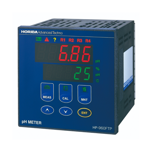 江崎推荐HORIBA堀场 面板安装式pH计，具备四点报警时间共享比例控制  HP-960FTP