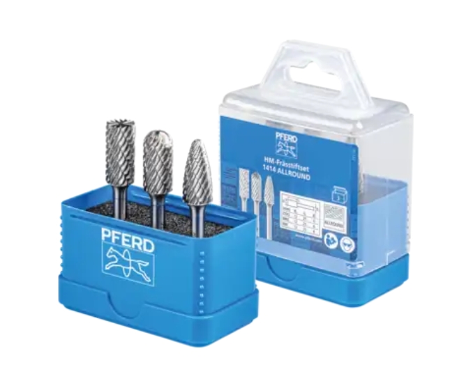 德国PFERD马圈高性能毛刺套装SET 1403 ALLROUND 3TLG