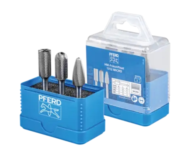 德国PFERD马圈碳化钨磨盘套装SET 1303 MICRO 3TLG