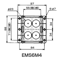 日本Sankei三桂 引出板 EMS6M4