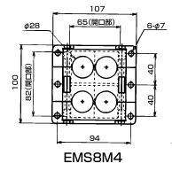 日本Sankei三桂 引出板 EMS8M4 LG