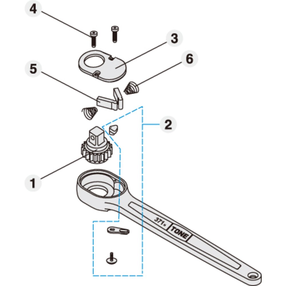 TONE前田 维修套件RK-371N