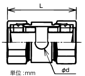 日本Sankei三桂 排水式连接器 KMDCL 16