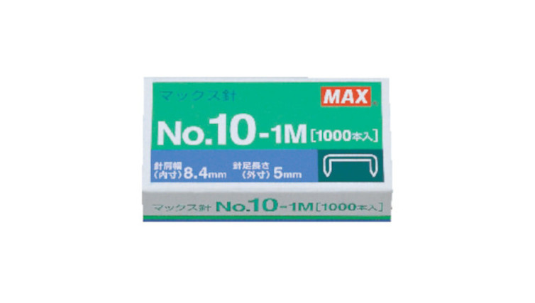 日本MAX订书机消耗品之纸针10-1M