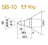 日本KABUTO 标准淬火头 5B-10