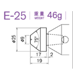 日本KABUTO 标准化淬火头 E-25