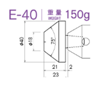 日本KABUTO 标准化淬火头 E-40