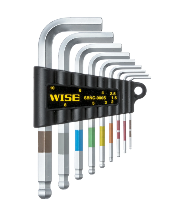 日本WISE穗禾 球尖六角扳手（短型）SBNC-100S