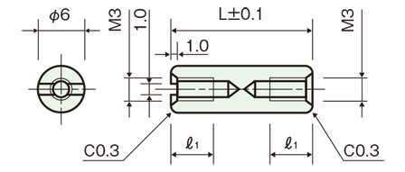 广杉计器HIROSUGI 无铅黄铜垫片圆形，双前螺纹分开（镀镍）ARE-305.5SN