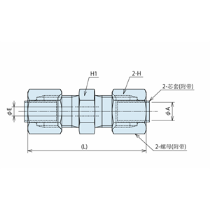 KOSMEK考世美 直筒接头 9UKUA1200E
