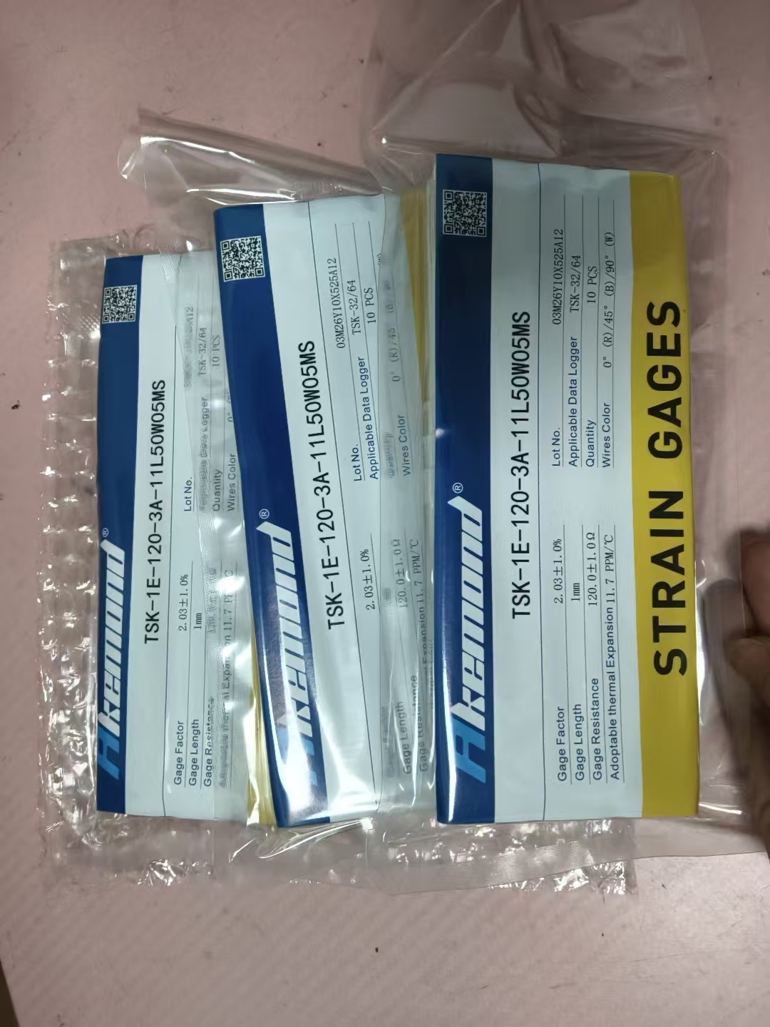 江崎推荐AKEMOND 阿克蒙德 TSK-1E-120-3A-11L50W05MS 微型三轴 PCB 应变片