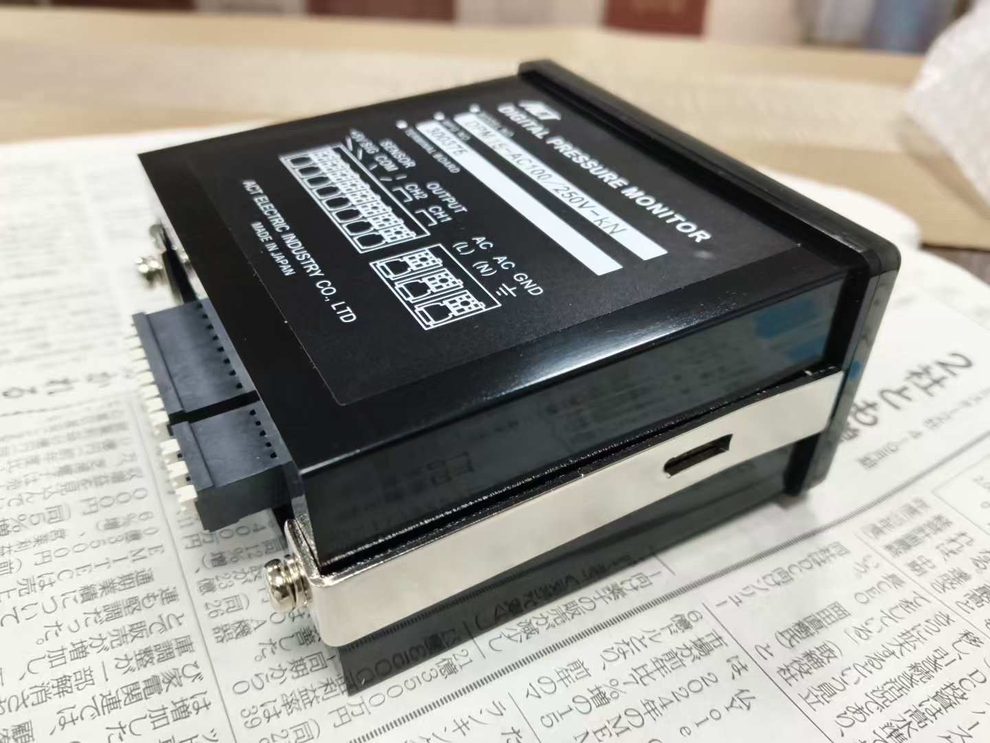 江崎中部地区办事处推荐 日本ACT 数字压力显示器   DPM15-AC100250V-KN