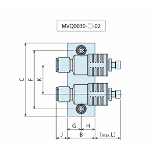 KOSMEK考世美 空气阀单元 MVQ0020-06-02