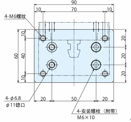 KOSMEK考世美 工具适配器用 SXQZ0H0-TS