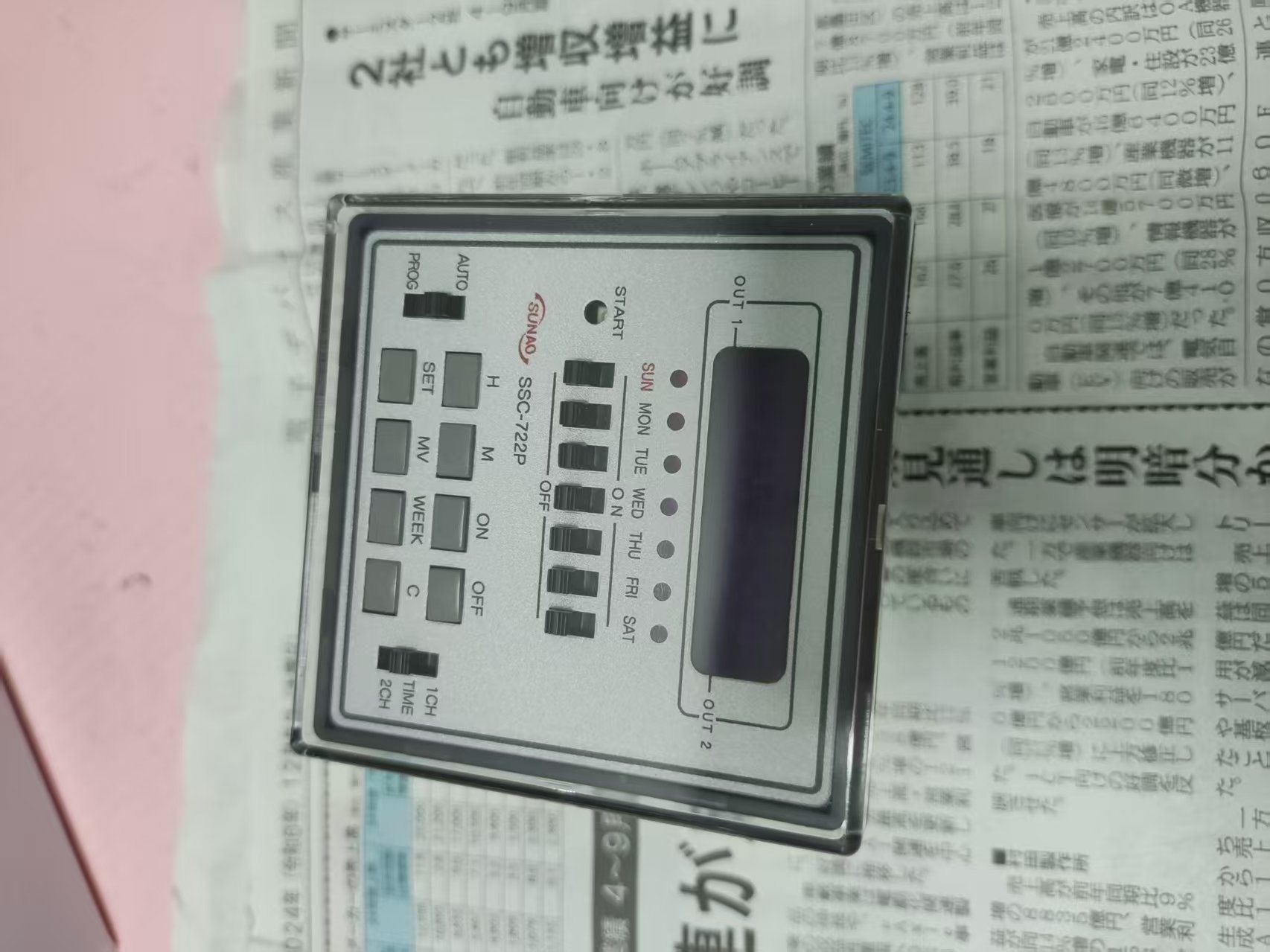 江崎中部地区办事处推荐 日本SUNAO砂尾   定时器   SSC-722P