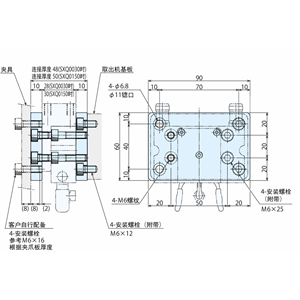 KOSMEK考世美 主夹紧器用 SXQZ0H0-MS