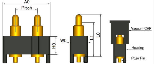 日本TESPRO 弹簧针连接器 PP-B180-L048-00T