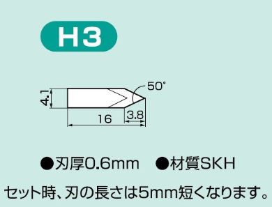 ASONE亚速旺 超声波切割机更换刀片 h3