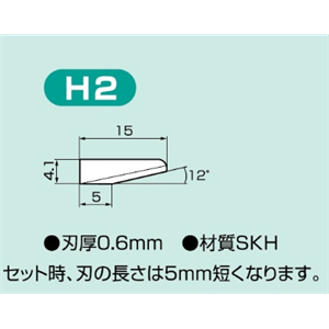 ASONE亚速旺 超声波切割机更换刀片 h2